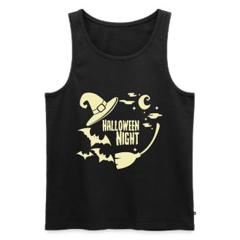Halloween - Men's Premium Organic Tank Top - black - Front - AI Model Male 178 light (178cm)