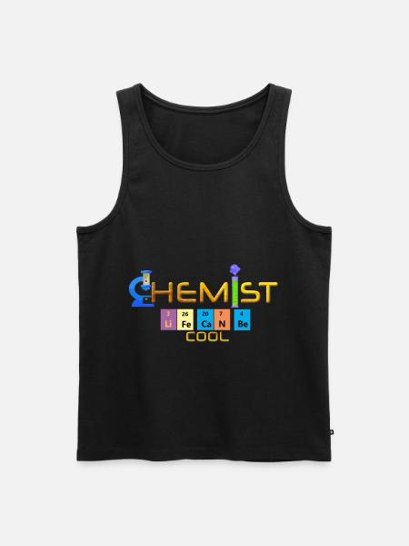 Chemiker - Männer Premium Bio Tank Top - Schwarz