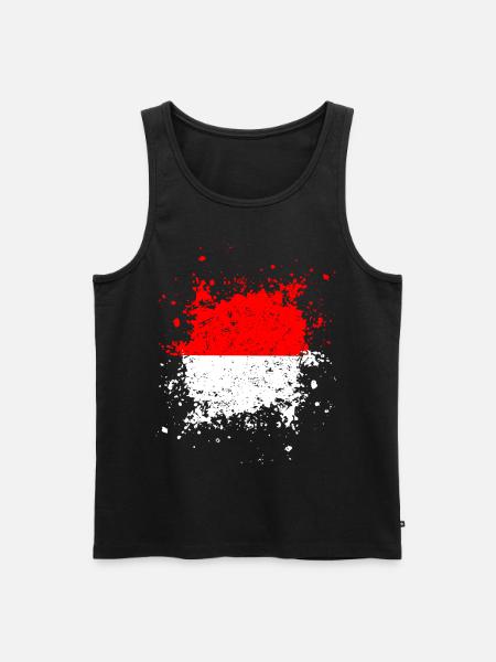 Monaco - Männer Premium Bio Tank Top - Schwarz
