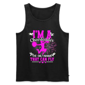 Cheerleader - Männer Premium Bio Tank Top - Schwarz - Vorne - Michal (187cm)