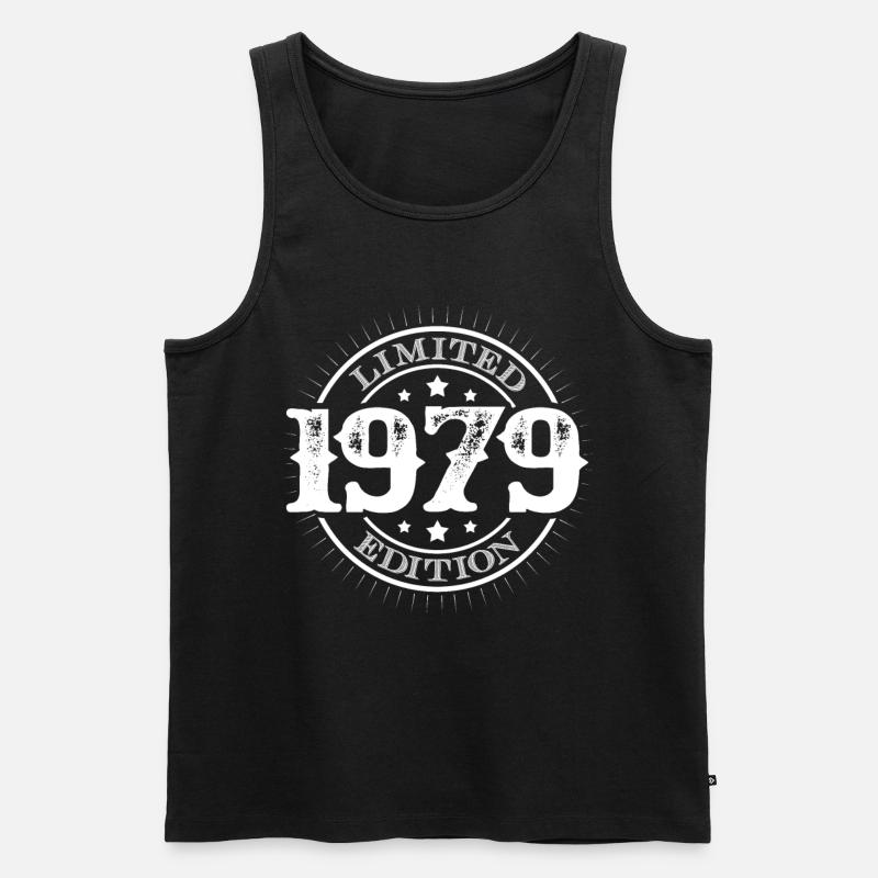 1979 - Männer Premium Bio Tank Top - Schwarz
