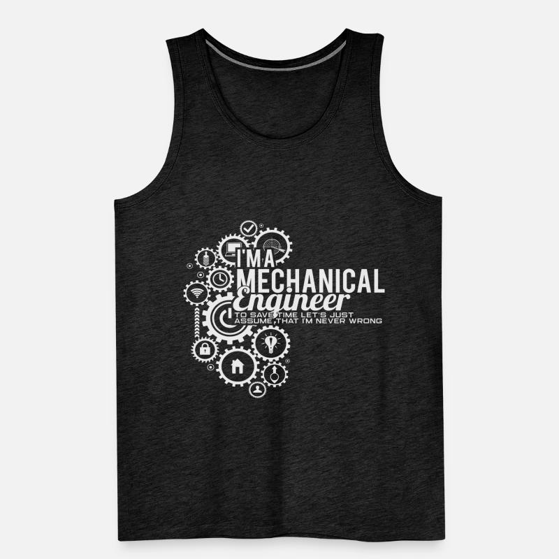 mechanical engineering Men's Premium Organic Tank Top