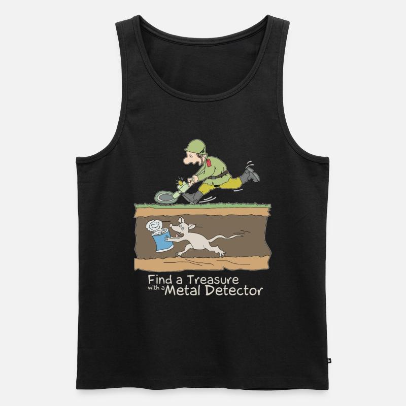 Sondeln - Männer Premium Bio Tank Top - Schwarz