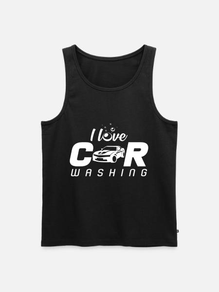 Auto - Männer Premium Bio Tank Top - Schwarz