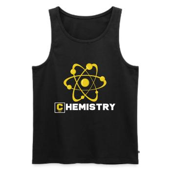 chimie - Débardeur bio Premium Homme - noir - Devant - Michal (187cm)