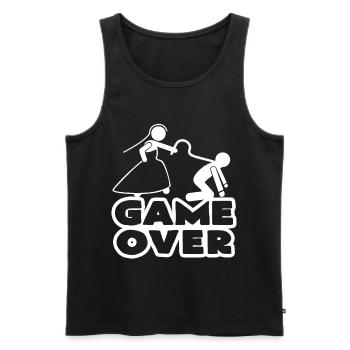 Junggesellenabschied - Männer Premium Bio Tank Top - Schwarz - Vorne - Michal (187cm)