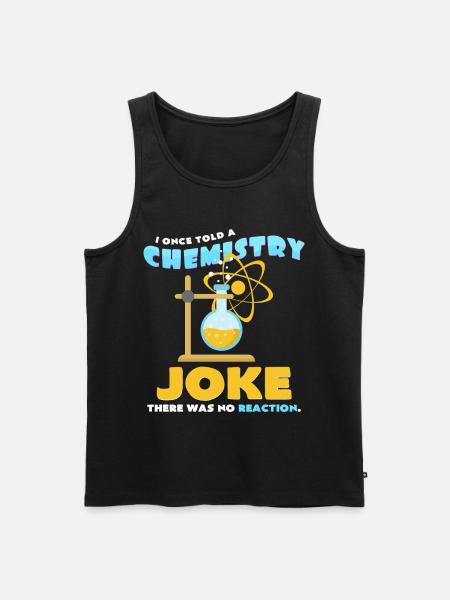 Chemical reaction - Men's Premium Organic Tank Top - black