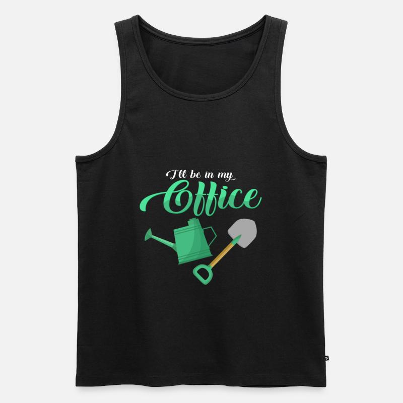 Garten - Männer Premium Bio Tank Top - Schwarz