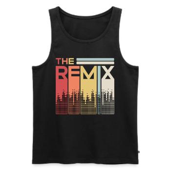 The Remix The Original Baby Child Partner Look - Men's Premium Organic Tank Top - black - Front - Michal (187cm)