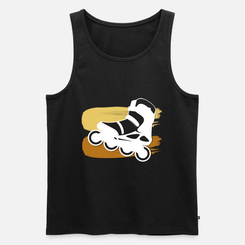 Inliner - Männer Premium Bio Tank Top - Schwarz