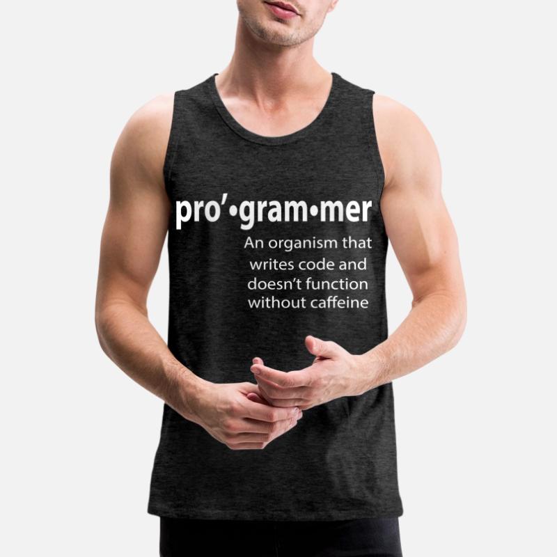 Programmierer - Coder - Hacker - IT Männer Premium Bio Tank Top