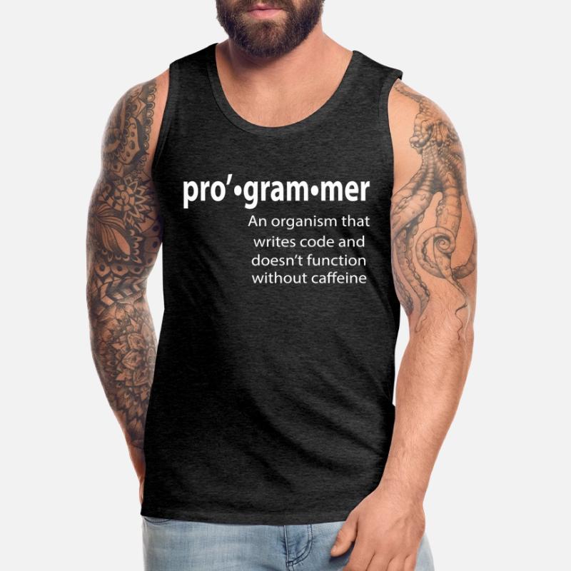 Programmierer - Coder - Hacker - IT Männer Premium Bio Tank Top