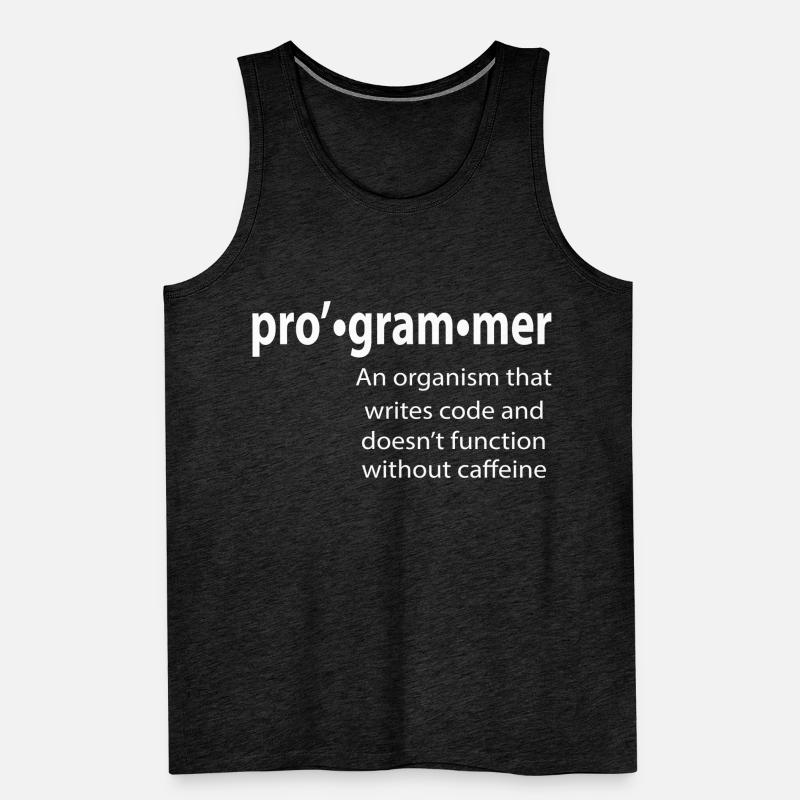 Programmeur - Coder - Hacker - IT Débardeur bio Premium Homme