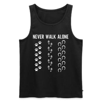 Horses Dogs Animal Love Birthday Christmas Idea - Men's Premium Organic Tank Top - black - Front - Michal (187cm)