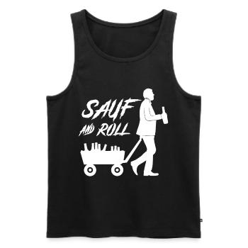 Vatertag gruppen tshirt für den Männertag - Männer Premium Bio Tank Top - Schwarz - Vorne - Michal (187cm)