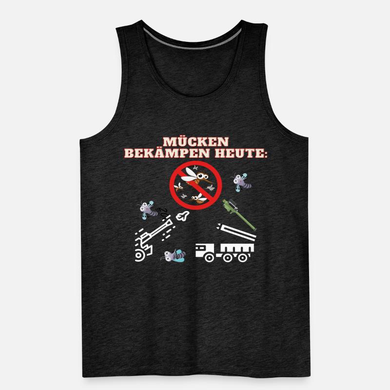 Mücken Bekämpfen Männer Premium Bio Tank Top