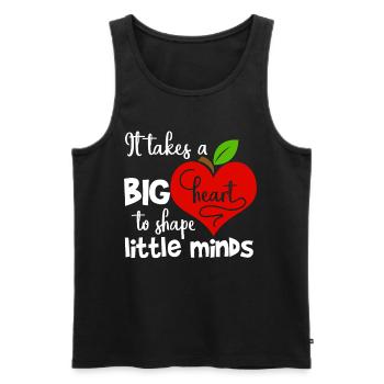 Teacher Teacher Gift Lecturer Lecturer Sweet Shirt - Men's Premium Organic Tank Top - black - Front - AI Model Male 178 light (178cm)