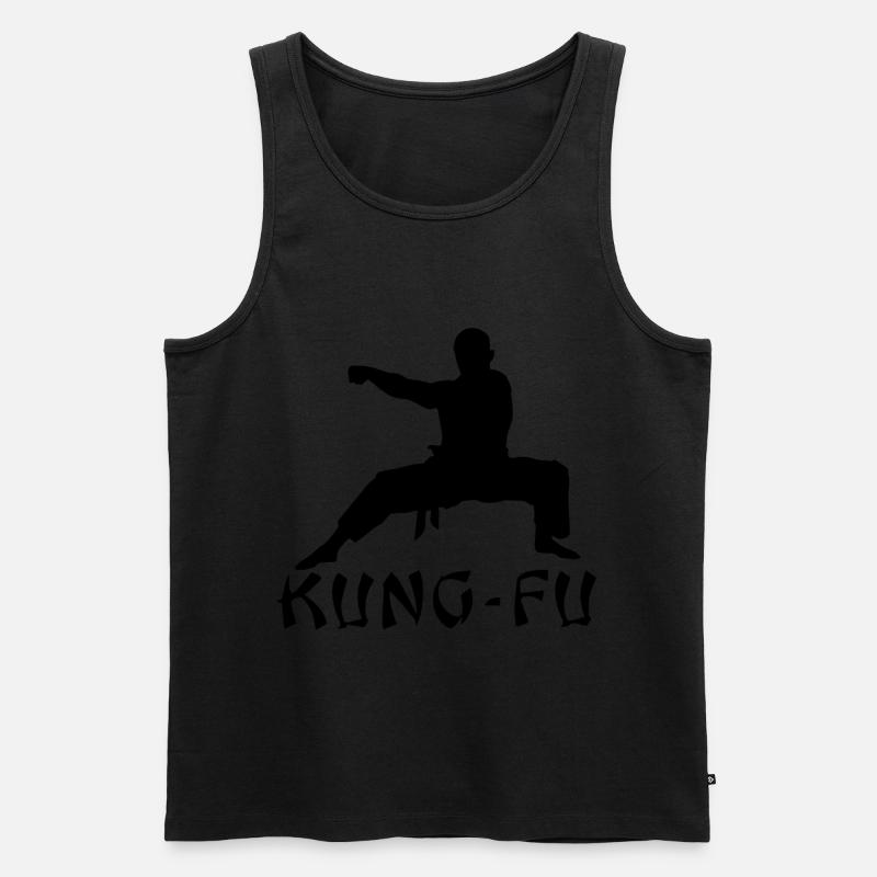 kung fu geschenkshirt - Männer Premium Bio Tank Top - undefined