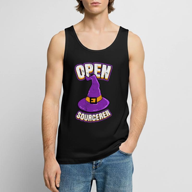 Open Sourcerer Programmierer Hacker Männer Premium Bio Tank Top
