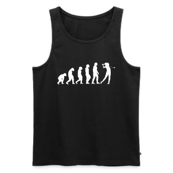 Golf Golfer Golf Course Gift Golf Club Funny - Men's Premium Organic Tank Top - black - Front - Michal (187cm)