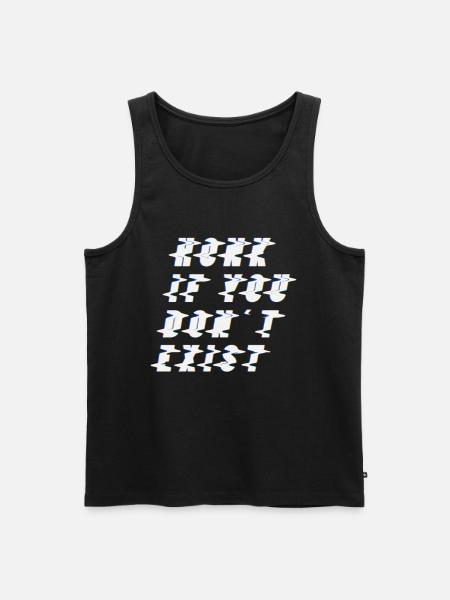 Existentialism philosophy - Men's Premium Organic Tank Top - black
