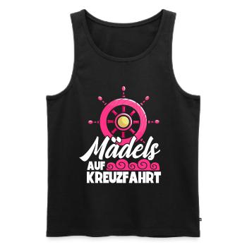 Mädchen Frauen Kreuzfahrt - Männer Premium Bio Tank Top - Schwarz - Vorne - Michal (187cm)