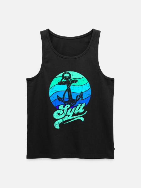 Sylt - Männer Premium Bio Tank Top - Schwarz