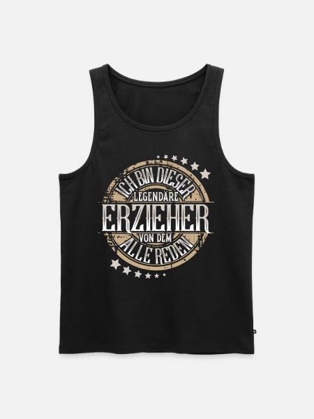 Erzieher - Männer Premium Bio Tank Top - Schwarz