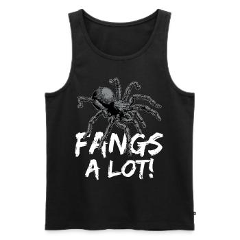 Tarantula Haustier Spinne Tarantulas Spinnen Tiere - Männer Premium Bio Tank Top - Schwarz - Vorne - Michal (187cm)