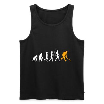 Evolution field field hockey gift field field hockey player G - Men's Premium Organic Tank Top - black - Front - AI Model Male 178 light (178cm)