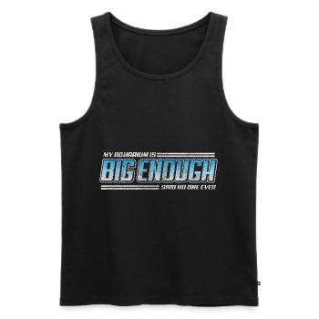 Aquarium Fish Goldfish - Men's Premium Organic Tank Top - black - Front - Michal (187cm)