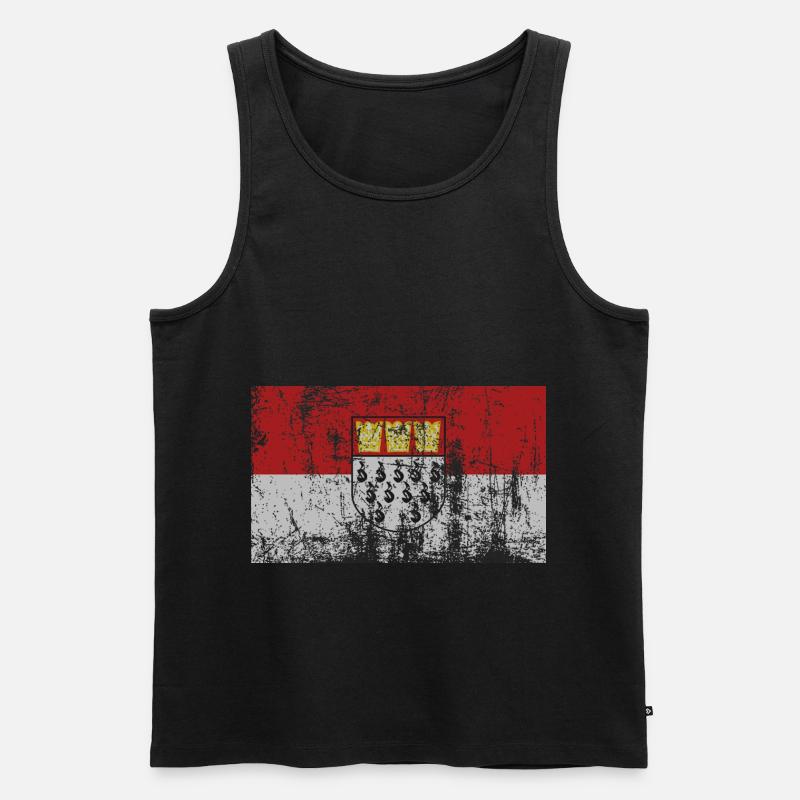 köln - Männer Premium Bio Tank Top - Schwarz