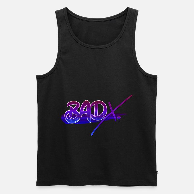 BadX. Design - Männer Premium Bio Tank Top - Schwarz