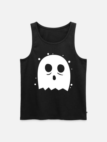 ghost - Men's Premium Organic Tank Top - black