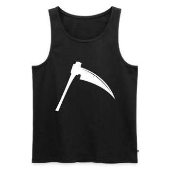 Sense - Männer Premium Bio Tank Top - Schwarz - Vorne - Michal (187cm)