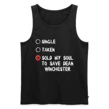 Supernatural - Männer Premium Bio Tank Top - Schwarz - Vorne - AI Model Male 178 light (178cm)