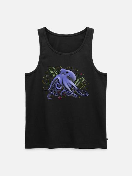 Octopus - Under the sea - Men's Premium Organic Tank Top - black