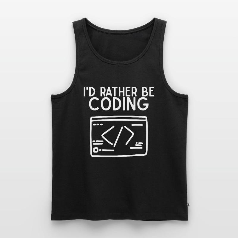 Je préfère coder Débardeur bio Premium Homme