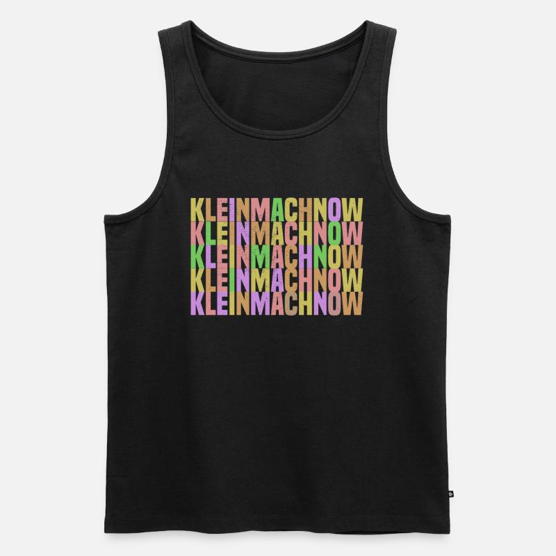 Kleinmachnow Regenbogen - Männer Premium Bio Tank Top - Schwarz