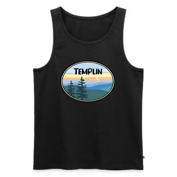 Templin - Männer Premium Bio Tank Top - Schwarz - Vorne - Michal (187cm)