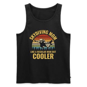 Skydiving Parachute Skydive Skydiver Mom - Men's Premium Organic Tank Top - black - Front - Michal (187cm)