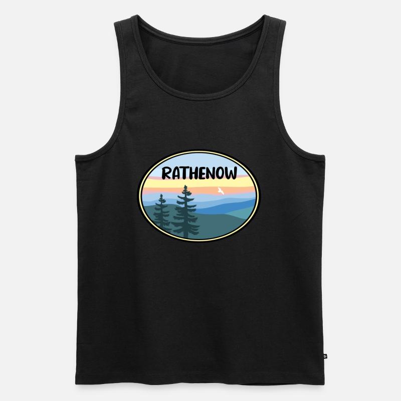 Rathenow - Männer Premium Bio Tank Top - Schwarz