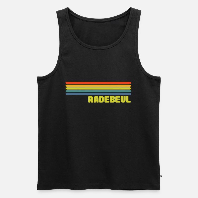 Radebeul - Männer Premium Bio Tank Top - Schwarz