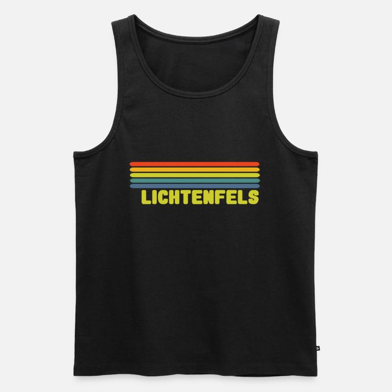 Lichtenfels - Männer Premium Bio Tank Top - Schwarz