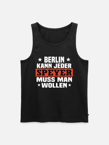 Speyer - Männer Premium Bio Tank Top - Schwarz