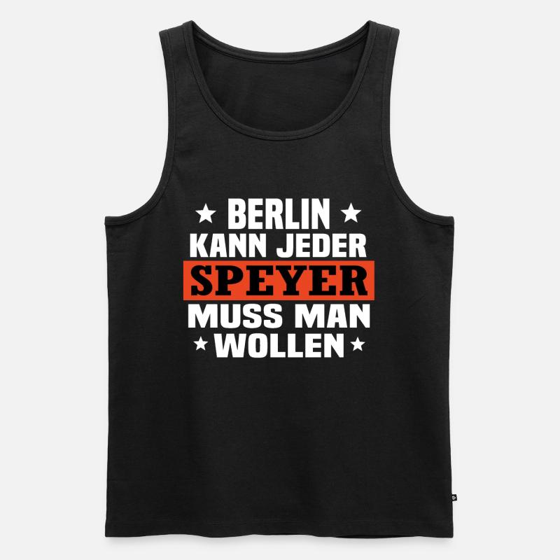 Speyer - Männer Premium Bio Tank Top - Schwarz