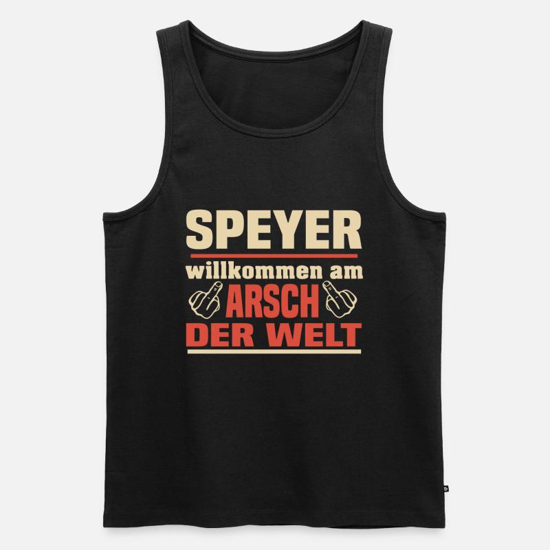 Speyer - Männer Premium Bio Tank Top - Schwarz