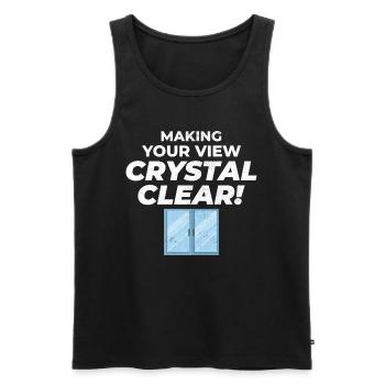 Verglaser Fenster Glasbeschlag Monteur Glasarbeiten - Männer Premium Bio Tank Top - Schwarz - Vorne - AI Model Male 178 light (178cm)