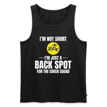 Pom-pom girl Cheerleading Girl Cheering Cheer Squad - Débardeur bio Premium Homme - noir - Devant - Michal (187cm)