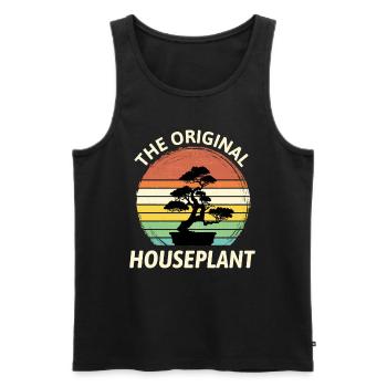 Japanischer Bonsai Gärtner Baum Sammler Gartenarbeit - Männer Premium Bio Tank Top - Schwarz - Vorne - AI Model Male 178 light (178cm)